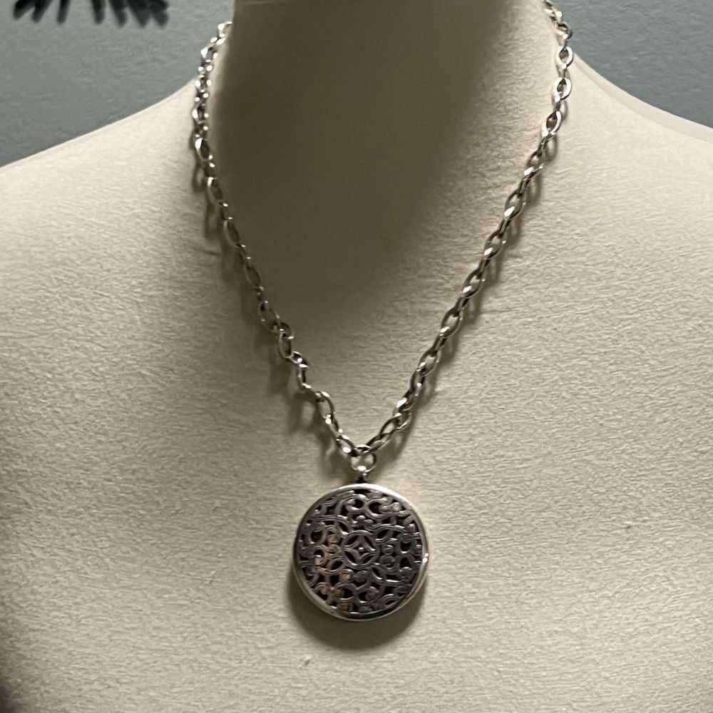 Brighton Serendipity Silver Pendant Necklace #BJNK